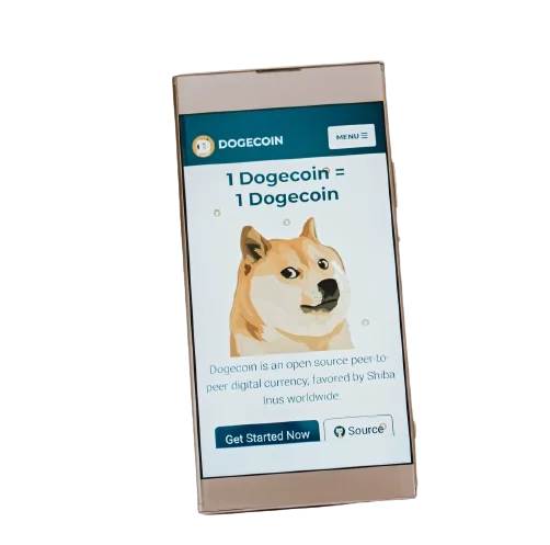 Dogecoin puhelimessa